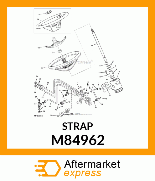 CLAMP, 3/8 DOUBLE M84962