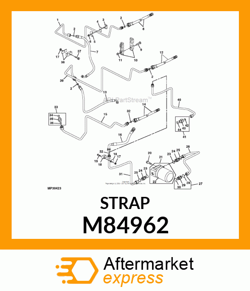 CLAMP, 3/8 DOUBLE M84962