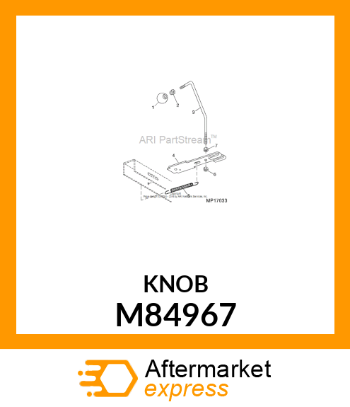 KNOB, PARK BRAKE M84967