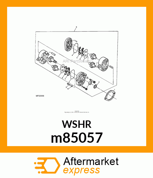 BEARING, BRACKET m85057