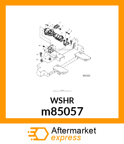 BEARING, BRACKET m85057