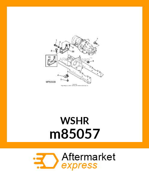 BEARING, BRACKET m85057