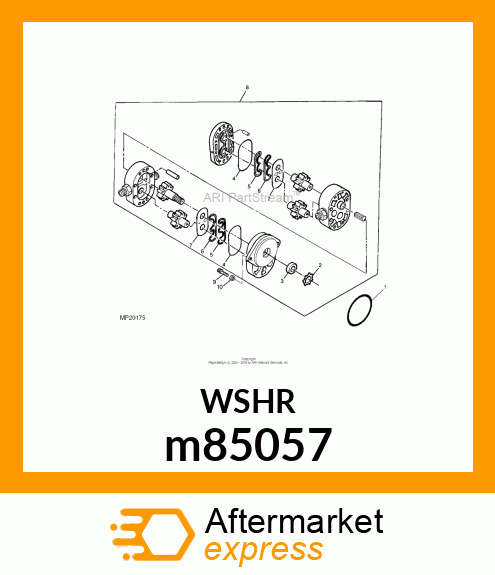 BEARING, BRACKET m85057