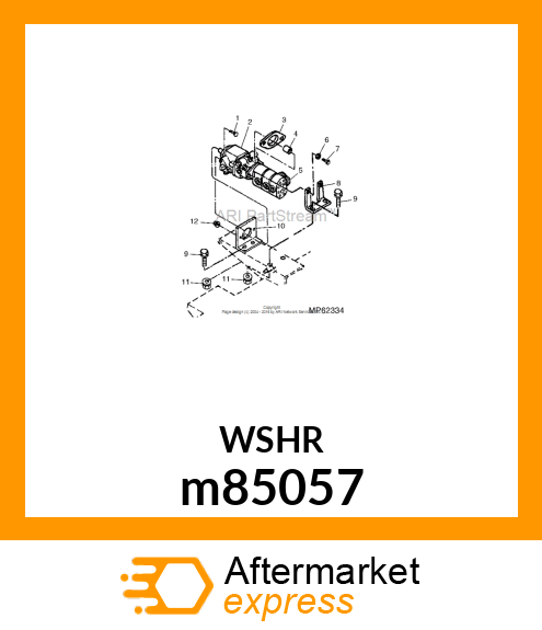 BEARING, BRACKET m85057