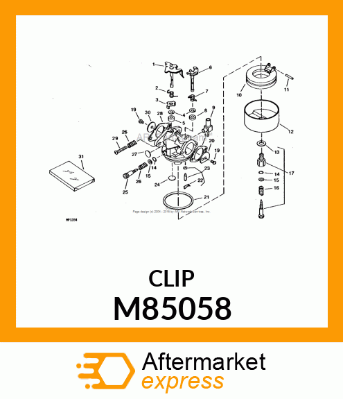 Shutter - SHUTTER, CHOKE - PUR (Part is Obsolete) M85058