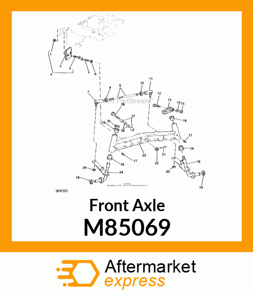 Front Axle M85069
