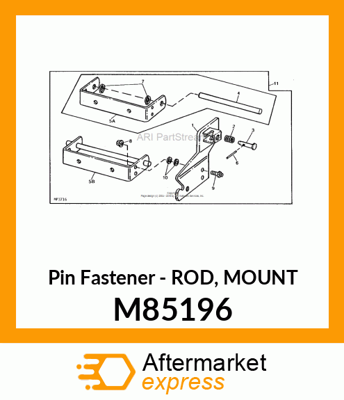 Pin Fastener - ROD, MOUNT M85196