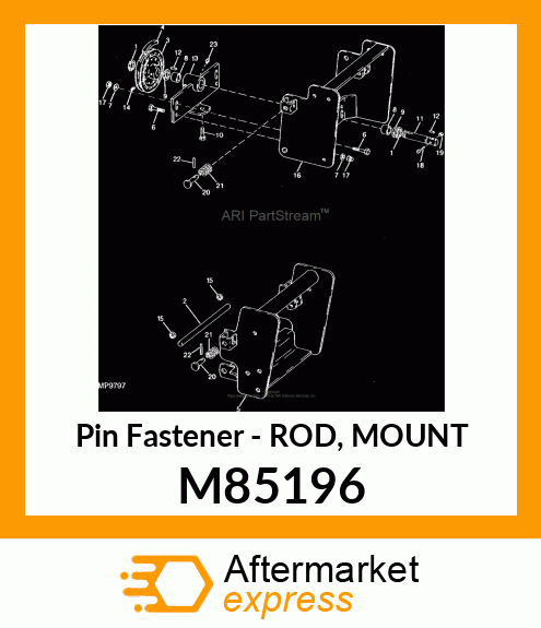 Pin Fastener - ROD, MOUNT M85196