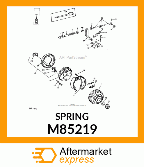 SPRING, BRAKE M85219