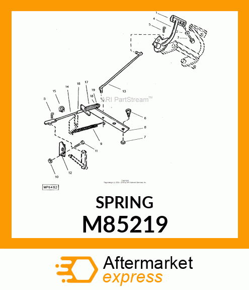 SPRING, BRAKE M85219