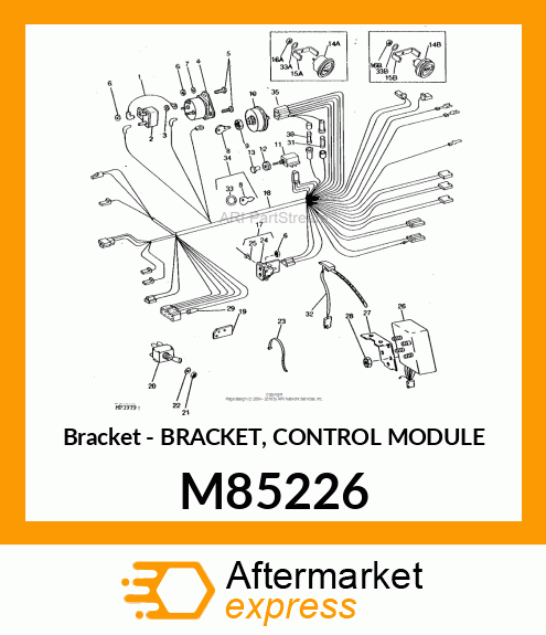 Bracket - BRACKET, CONTROL MODULE M85226