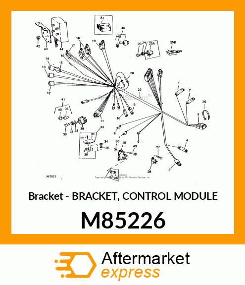 Bracket - BRACKET, CONTROL MODULE M85226