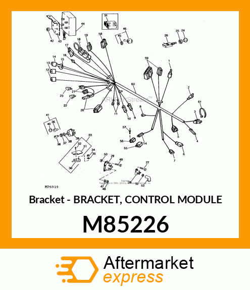 Bracket - BRACKET, CONTROL MODULE M85226