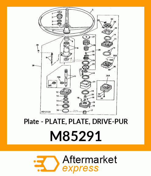 Plate - PLATE, PLATE, DRIVE-PUR M85291