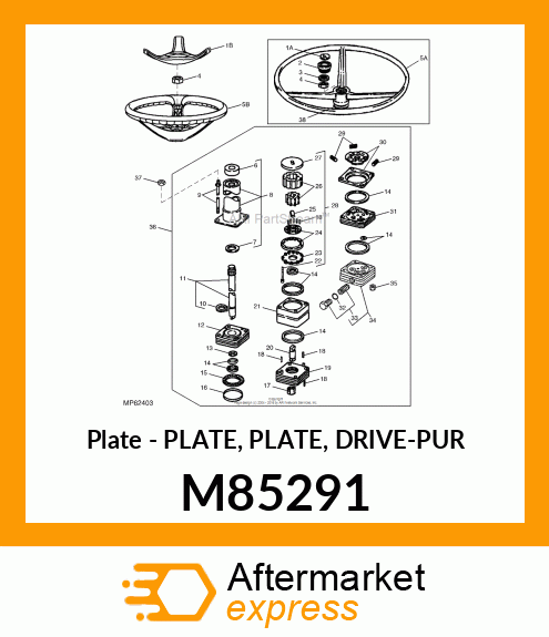 Plate - PLATE, PLATE, DRIVE-PUR M85291