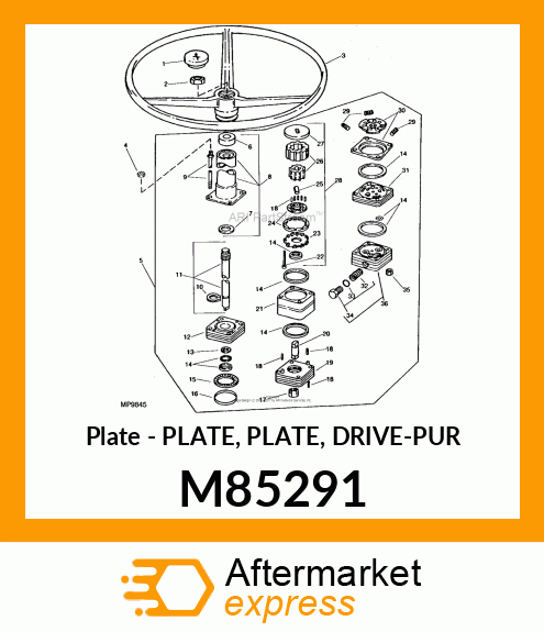 Plate - PLATE, PLATE, DRIVE-PUR M85291