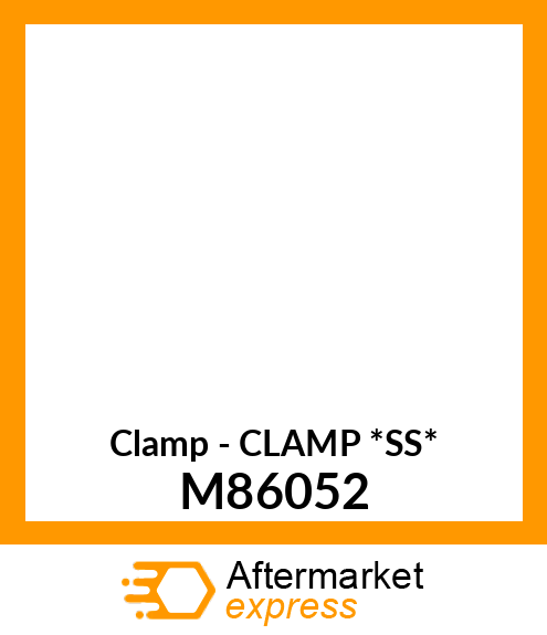 Clamp - CLAMP *SS* M86052