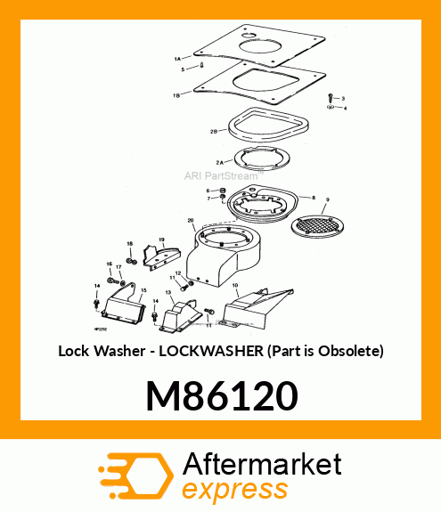 Lock Washer - LOCKWASHER (Part is Obsolete) M86120