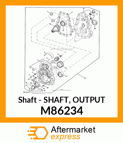 Shaft - SHAFT, OUTPUT M86234