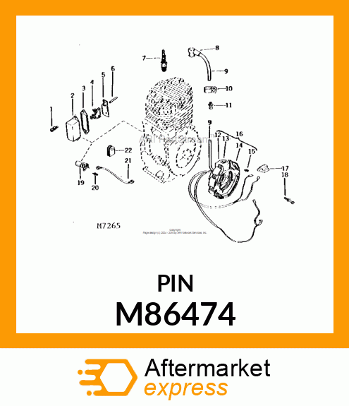 ROD, BREAKER POINT PUSH M86474