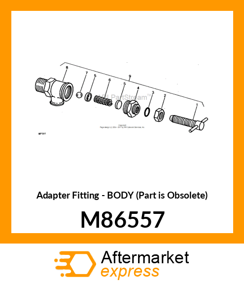 Adapter Fitting - BODY (Part is Obsolete) M86557