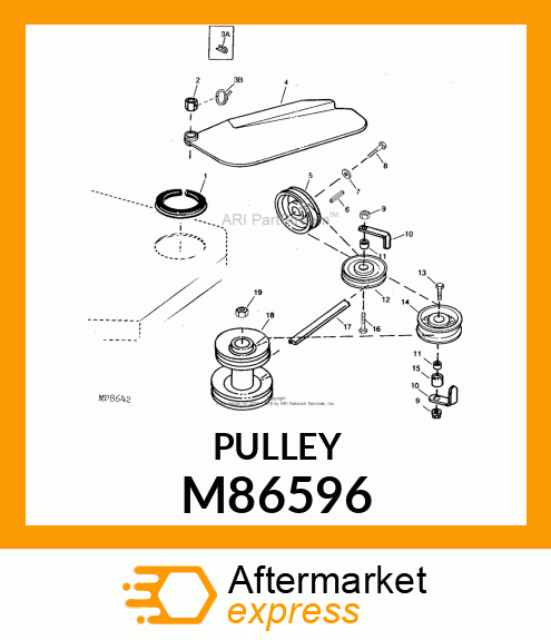 SHEAVE, IDLER M86596