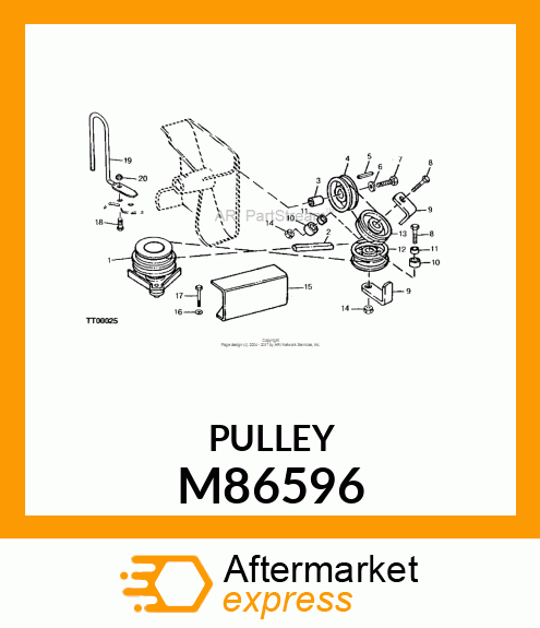 SHEAVE, IDLER M86596