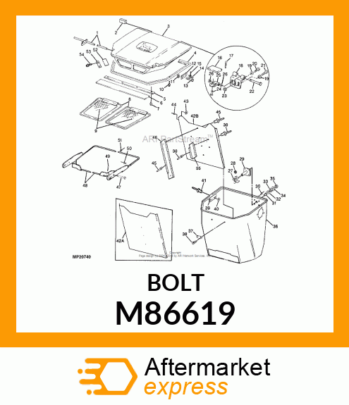 FASTENER, SPECIAL 12 M86619