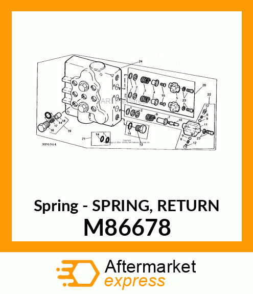 Spring - SPRING, RETURN M86678