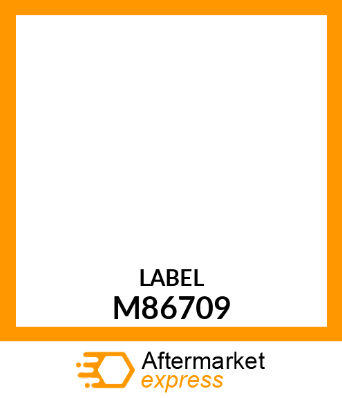 Label - LABEL, VARIATOR SPEED (Part is Obsolete) M86709