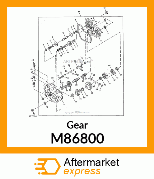 Gear M86800