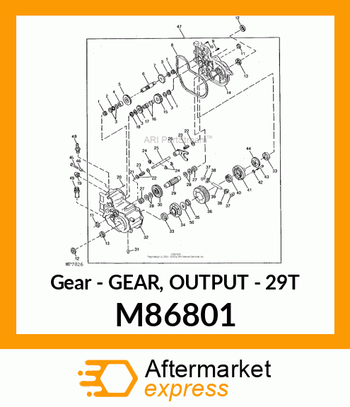 Gear M86801