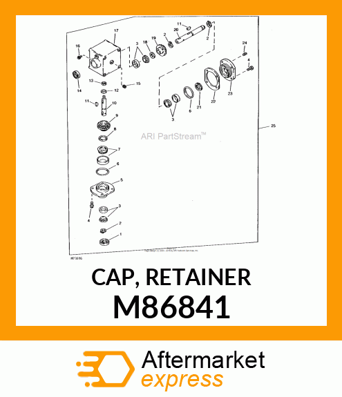 CAP, RETAINER M86841