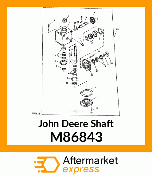 SHAFT, INPUT M86843