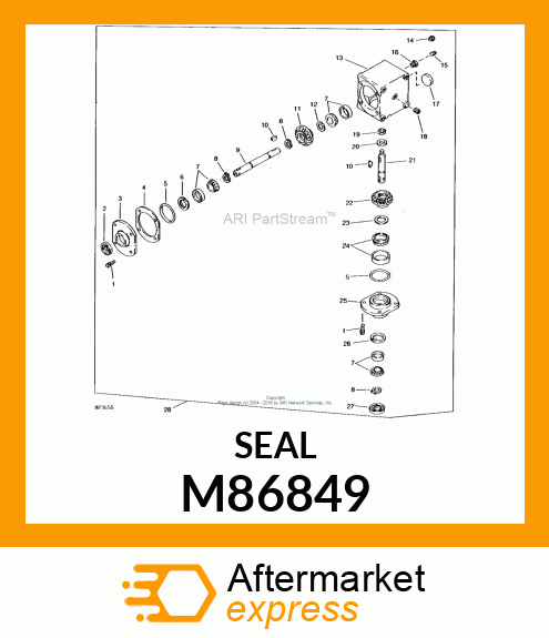 SEAL, OIL M86849