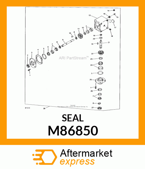 SEAL, OIL M86850