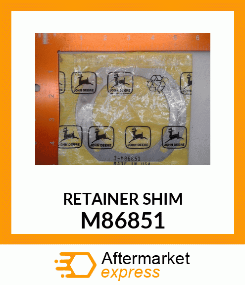 SHIM, CAP RETAINER M86851