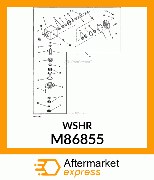 WASHER, FLOAT M86855