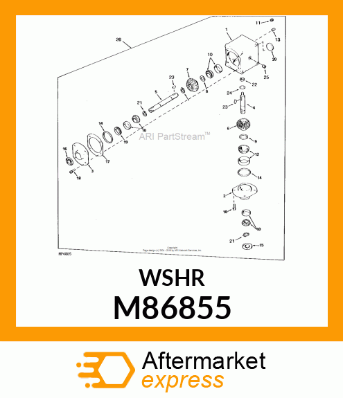 WASHER, FLOAT M86855