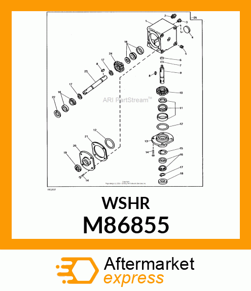 WASHER, FLOAT M86855