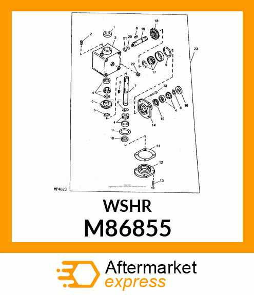 WASHER, FLOAT M86855
