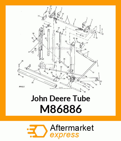 TUBE, SUPPORT M86886