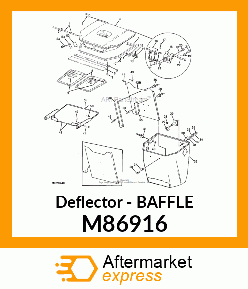 Deflector - BAFFLE M86916