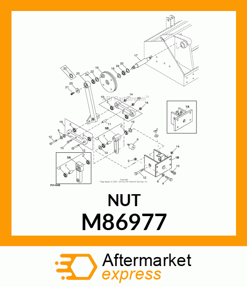 LOCK NUT, NUT,LOCK W/ELASTIC INSERT M86977