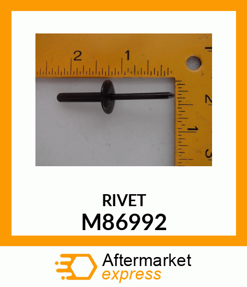 RIVET, POP RIVET, .188 X .750 STEEL M86992