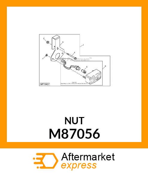 NUT,SELF THREADING M87056