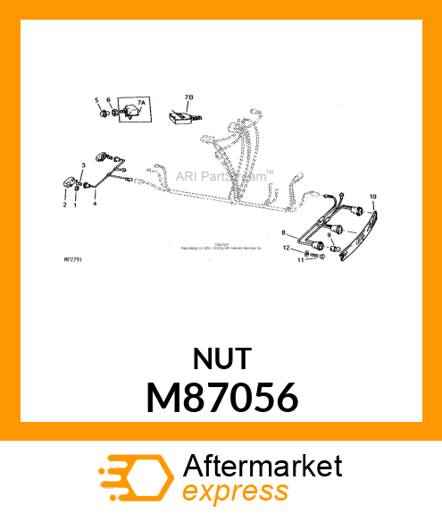 NUT,SELF THREADING M87056