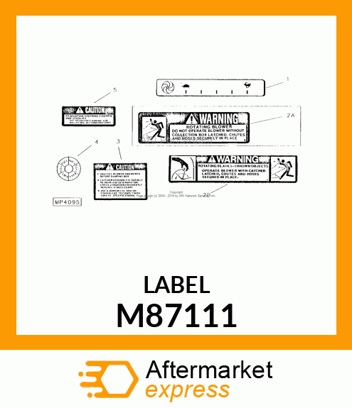Label M87111