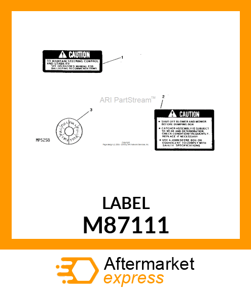 Label M87111