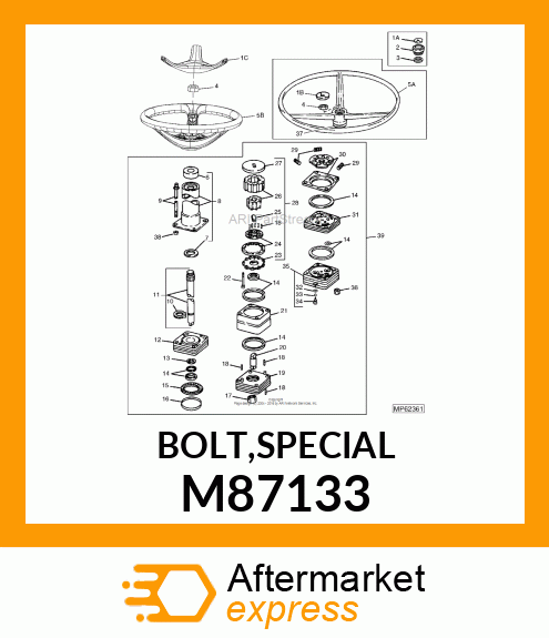 BOLT,SPECIAL M87133